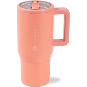 imageHydroJug Kids  20 oz Insulated Kids Water Bottle with Flip Straw ampamp Handle  LeakProof ampamp Durable  Perfect for School Sports Lunch Travel ampamp Camp Alumni RedSummer Peach