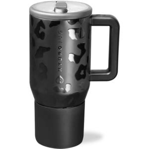 imageHydroJug Kids  20 oz Insulated Kids Water Bottle with Flip Straw ampamp Handle  LeakProof ampamp Durable  Perfect for School Sports Lunch Travel ampamp Camp Alumni RedBlack Leopard