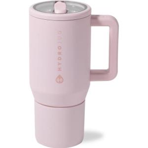 imageHydroJug Kids  20 oz Insulated Kids Water Bottle with Flip Straw ampamp Handle  LeakProof ampamp Durable  Perfect for School Sports Lunch Travel ampamp Camp Alumni RedPink Sand