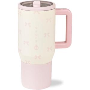 imageHydroJug Kids  20 oz Insulated Kids Water Bottle with Flip Straw ampamp Handle  LeakProof ampamp Durable  Perfect for School Sports Lunch Travel ampamp Camp Alumni RedBows