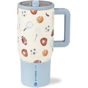 imageHydroJug Kids  20 oz Insulated Kids Water Bottle with Flip Straw ampamp Handle  LeakProof ampamp Durable  Perfect for School Sports Lunch Travel ampamp Camp Alumni RedSports