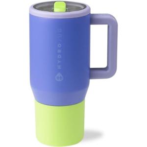 imageHydroJug Kids  20 oz Insulated Kids Water Bottle with Flip Straw ampamp Handle  LeakProof ampamp Durable  Perfect for School Sports Lunch Travel ampamp Camp Alumni RedLime Rickey