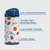 image:imageHydroJug Ease2o 14oz Kids Water Bottle with Straw amp Chug Lid LadybygAllStars