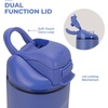 image:imageHydroJug Ease2o 14oz Kids Water Bottle with Straw amp Chug Lid LadybygBerry Pop