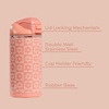 image:imageHydroJug Ease2o 14oz Kids Water Bottle with Straw amp Chug Lid LadybygDaisy Checkers