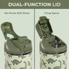 image:imageHydroJug Ease2o 14oz Kids Water Bottle with Straw amp Chug Lid LadybygDinosaur