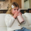 image:imageHydroJug Ease2o 14oz Kids Water Bottle with Straw amp Chug Lid LadybygDusty Rose