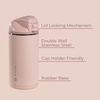 image:imageHydroJug Ease2o 14oz Kids Water Bottle with Straw amp Chug Lid LadybygDusty Rose