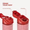 image:imageHydroJug Ease2o 14oz Kids Water Bottle with Straw amp Chug Lid LadybygSummer Picnic