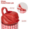 image:imageHydroJug Ease2o 14oz Kids Water Bottle with Straw amp Chug Lid LadybygSummer Picnic