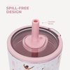 image:imageHydroJug Everyday Tumbler 14 oz CeramicLined Straw Cup FootballBallerina