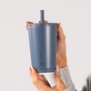 image:imageHydroJug Everyday Tumbler 14 oz CeramicLined Straw Cup FootballCascade