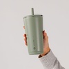 image:imageHydroJug Everyday Tumbler 14 oz CeramicLined Straw Cup FootballCourtyard
