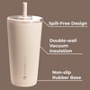 image:imageHydroJug Everyday Tumbler 14 oz CeramicLined Straw Cup FootballDune
