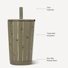 image:imageHydroJug Everyday Tumbler 14 oz CeramicLined Straw Cup FootballFootball