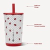 image:imageHydroJug Everyday Tumbler 14 oz CeramicLined Straw Cup FootballLadybug