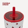 image:imageHydroJug Everyday Tumbler 14 oz CeramicLined Straw Cup FootballLadybug
