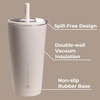 image:imageHydroJug Everyday Tumbler 14 oz CeramicLined Straw Cup FootballLinen