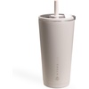 image:imageHydroJug Everyday Tumbler 14 oz CeramicLined Straw Cup FootballLinen