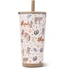 image:imageHydroJug Everyday Tumbler 14 oz CeramicLined Straw Cup FootballMesa