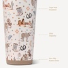 image:imageHydroJug Everyday Tumbler 14 oz CeramicLined Straw Cup FootballMesa