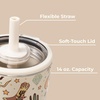 image:imageHydroJug Everyday Tumbler 14 oz CeramicLined Straw Cup FootballRodeo