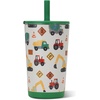 image:imageHydroJug Everyday Tumbler 14 oz CeramicLined Straw Cup FootballUnder Construction