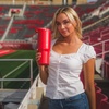 image:imageHydroJug Sport 20 oz Insulated Stainless Steel Water Bottle FootballAlumni Red
