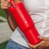 image:imageHydroJug Sport 20 oz Insulated Stainless Steel Water Bottle FootballAlumni Red