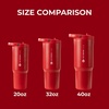 image:imageHydroJug Sport 20 oz Insulated Stainless Steel Water Bottle FootballAlumni Red