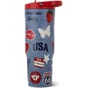 image:imageHydroJug Sport 20 oz Insulated Stainless Steel Water Bottle FootballAmerican Honey