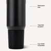 image:imageHydroJug Sport 20 oz Insulated Stainless Steel Water Bottle FootballBlack