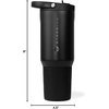 image:imageHydroJug Sport 20 oz Insulated Stainless Steel Water Bottle FootballBlack