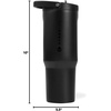 image:imageHydroJug Sport 20 oz Insulated Stainless Steel Water Bottle FootballBlack