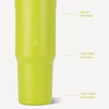 image:imageHydroJug Sport 20 oz Insulated Stainless Steel Water Bottle FootballLemon Lime