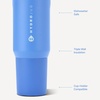 image:imageHydroJug Sport 20 oz Insulated Stainless Steel Water Bottle FootballLight Blue