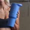 image:imageHydroJug Sport 20 oz Insulated Stainless Steel Water Bottle FootballLight Blue