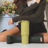 image:imageHydroJug Sport 20 oz Insulated Stainless Steel Water Bottle FootballOlive