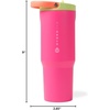 image:imageHydroJug Sport 20 oz Insulated Stainless Steel Water Bottle FootballOrchid