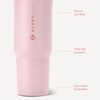 image:imageHydroJug Sport 20 oz Insulated Stainless Steel Water Bottle FootballPink Sand