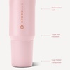 image:imageHydroJug Sport 20 oz Insulated Stainless Steel Water Bottle FootballPink Sand
