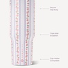 image:imageHydroJug Sport 20 oz Insulated Stainless Steel Water Bottle FootballPrimrose