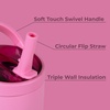 image:imageHydroJug Sport 20 oz Insulated Stainless Steel Water Bottle FootballTaffy