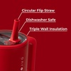 image:imageHydroJug Traveler 20oz Kids Insulated Tumbler with Handle LadybugAlumni Red