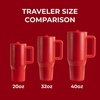 image:imageHydroJug Traveler 20oz Kids Insulated Tumbler with Handle LadybugAlumni Red