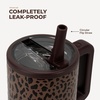 image:imageHydroJug Traveler 20oz Kids Insulated Tumbler with Handle LadybugBrown Leopard