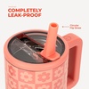 image:imageHydroJug Traveler 20oz Kids Insulated Tumbler with Handle LadybugDaisy Checkers