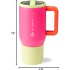 image:imageHydroJug Traveler 20oz Kids Insulated Tumbler with Handle LadybugOrchid