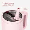 image:imageHydroJug Traveler 20oz Kids Insulated Tumbler with Handle LadybugPink Sand