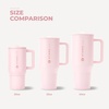 image:imageHydroJug Traveler 20oz Kids Insulated Tumbler with Handle LadybugPink Sand